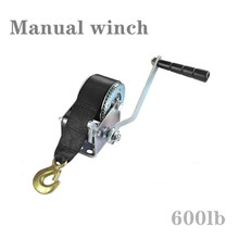 Manual winch 600-pound winder with ribbon winch 2024 - buy cheap