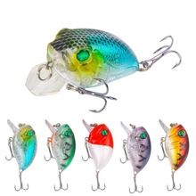 1pcs Crankbait Fishing Lures 4.5cm 8.1g isca artificial Hard Bait Bass Pike Carp Fishing Wobbler 5 Colors Fishing Tackle 2024 - buy cheap