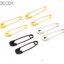SICODA diy accessories 19mm Gold /black/silver small safty pins clothes tag pin garment accessories tag  commericals pin 2024 - buy cheap