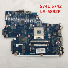 Placa base para portátil aspire 5742, 5742G, 5741, 5741Z, NEW70, LA-5892P, HM55, DDR3, funciona bien, envío gratis 2024 - compra barato
