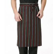 Freeshipping  New Delicate Kitchen Restaurant Cooking Apron Stripe Half For Chef Waiter Kitchen Cook 2024 - buy cheap
