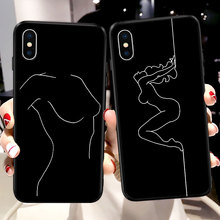 Сексуальные чехлы для телефона для iPhone XS Max, чехол для iPhone 11 Pro 5 S 5S X XR 6 6S 7 8 Plus, мягкий силиконовый чехол из ТПУ 2024 - купить недорого