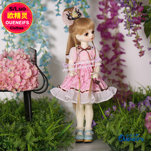 BJD Clothes 1/4 Doll White Collocation Pink Floral Dress For the RL Doll Body YF4 to 34/YF4-396 Doll Accessories 2024 - buy cheap