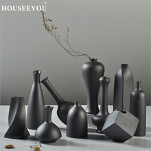 Modern Black White Ceramic Vase Tabletop Vases Containers Flower Pot Home Decor Crafts Wedding Decoration Party Gifts 2024 - compre barato
