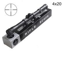 High Quality 4x20 Hunting Riflescopes Tactical Optics Reflex Sight Crosshair Scope With 11mm Rail Mount For.22 Caliber Air Gun 2024 - buy cheap