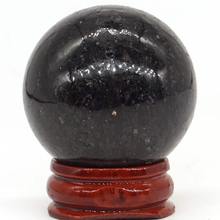 Bola de cristal Natural para masaje de manos, esfera de cuarzo Mineral Natural, bola de cristal para sanación Feng Shui, accesorio de decoración para el hogar de 40mm 2024 - compra barato