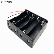 ZUCZUG-caja de almacenamiento de baterías de iones de litio, caja de soporte de 8 pines, 4x18650, color negro (3,7 V-14,8 V), cajas de almacenamiento para baterías 2024 - compra barato