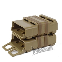 3COLOR Double Fast Mag Pouch Airsoft AR15 M4 5.56 Molle System Tactical Military Molle Clip Magazine Holder Pouches 2024 - buy cheap