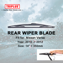 Rear Wiper Blade for Nissan Versa (2010-2012) 1pc 14" 350mm,Car Rear Windscreen Wipers,for Back Window Windshield Blades 2024 - buy cheap