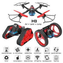 EBOYU-Dron de control remoto H3 DIY, cuadricóptero de 2,4G, 6 ejes con Wifi, FPV, transformador de cámara de 0.3MP, tanque de salto 2024 - compra barato