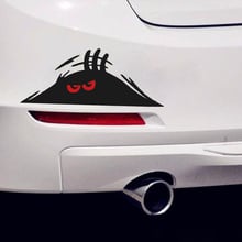 New Coming Funny Red Eyes Monster Peeking Car Bumper Window Vinyl Decal Sticker Water Proof Auto Bumper  Decal High Quality 2024 - buy cheap