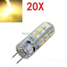 G4 Led Lamps 3014 Chip 24 Leds SMD 3W DC12V Crystal Silicone Corn light High brightness bulb Lighting 20Pcs/Lot 2024 - buy cheap