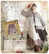 Mori Girl Loose Lace Cotton Jacket Preppy Style Kawaii Coat Brandy Women Novelty Top Coats Lolita Mori Tunic Clothing 2024 - buy cheap