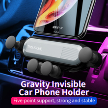ASINA Gravity Car Holder For iPhone X XS 8 7 Plus Air Vent Clip Car Mount Phone Stand  GPS Stand For iPhone XS MAX Car Holder 2024 - buy cheap