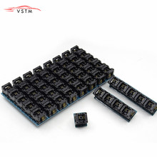 Переходник SOP8 на DIP8 SOP8 SOP8, SOIC8 на DIP8 ZIF Blue Socket Programmer, разъем для широкого 150mil 2024 - купить недорого