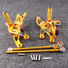 Motorcycle Rear Sets Adjustable Foot Pegs For  2004-2007 CBR1000RR 2003-2006 CBR600RR Golden 2024 - buy cheap