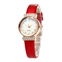 Strap Analog Quartz Round Watch Women's Fashion Casual PU Leather Relogio Feminino Women Watches Reloj Mujer Bayan Kol Saati 2024 - buy cheap