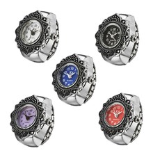 Low price Best Gift for Women Finger Ring Watch high quality girl lady clock hour Flower Rings Watch WH332 2024 - buy cheap