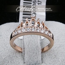 Австрийские кристаллы 2016, обручальное кольцо большого бренда с фианитом # RG94929 2024 - купить недорого