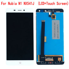 Tela lcd para zte nubia n1 nx541j, tela com sensor de toque, peças para celular 2024 - compre barato