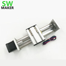 SWMAKER-kit de riel deslizante de eje Z con motor paso a paso NEMA17, tornillo de plomo TR8 de carrera efectiva para impresora 3D CNC Reprap, 100/200/300mm 2024 - compra barato
