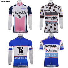 Maillot de equipo profesional Retro clásico, camisetas personalizadas de ciclismo 2024 - compra barato