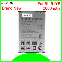 ISUNOO-batería BL-51YF para LG G4, H815, H818, H810, VS999, F500, 3000mAh, 10 unidades/lote 2024 - compra barato