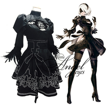 GAME NieR:Automata YoRHa No. 2 Type B Costume 2b Cosplay Halloween Party Full Set 2024 - buy cheap