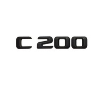 Matt Black " C 200 " Car Trunk Rear Letters Word Badge Emblem Letter Decal Sticker for Mercedes Benz C Class C200 2024 - buy cheap