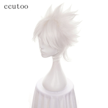 Ccutoo fgo fate/apocrypha amakusa shirou tokisada kotomine curto branco macio em camadas peruca de cabelo sintético cosplay resistência ao calor 2024 - compre barato