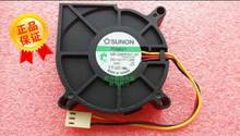 Original SUNON 6015 60x60x15mm DC 12V 1.6W 6CM GB1206PHV1-AY 3-line Turbo Blower Cooling Fan 2024 - buy cheap