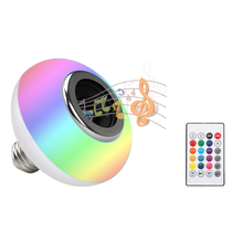 DONWEI E27 Smart RGB RGBW Wireless Bluetooth Speaker Bulb Music Playing Dimmable LED Bulb Light Lamp with Remote Control 2024 - buy cheap