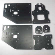 OX CNC machine parts black color OX X Axis Front Plate+OX_Y_Gantry_Plate6mm+OX Back X Axis Plate motor plate+threaded rod plate 2024 - buy cheap