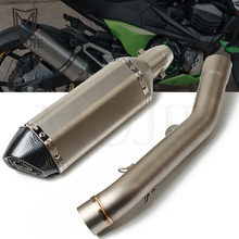 Exhaust System Muffler For Kawasaki Z800 Z 800 2013-2016 2014 2015 Motorcycle Exhaust Modified System Scooter Exhaust Mid Pipe 2024 - buy cheap