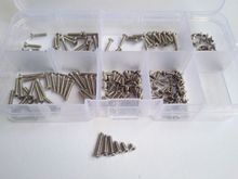 250 PCS M2 Parafuso Allen Hex Soquete Escareados Flat Head Screw Variedade Set Branco Frete Grátis 2024 - compre barato