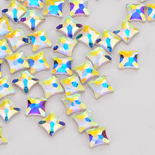 30pcs Darts Shape 6mm Crystal AB Flat Back Fancy Nail Art Crystal Rhinestones For Wedding Personality Design Beads 2024 - buy cheap