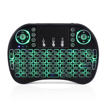 Backlight Mini Keyboard i8 with Touchpad Air Mouse Russian English Spanish Arabic Remote Control for Computer TV BOX 2024 - buy cheap