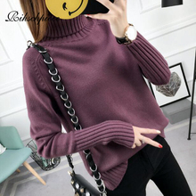 Rihschpiece Winter Turtleneck Sweater Women Jersey Knitted Women Sweaters and Pullovers Jumper White Oversize Sweater RZF1517 2024 - buy cheap