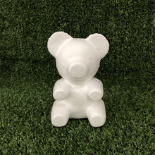 20 centímetros DIY modelo Urso Espuma Artificial Rose Flor Rosa Teddy Bear Molde modelo de Espuma de bolha urso Rosa Urso Molde 2024 - compre barato