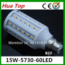 Wholesale lampada 10x15w E27 E14 B22 60Led 5730 Smd 220v Corn Bulb Light Maize Lamp Lighting white/Warm White lamps and lanterns 2024 - buy cheap