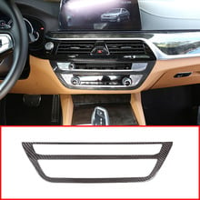 Real Carbon Fiber Center Air Conditioning Decoration Frame Trim Accessories For BMW New 5 Series G30 2017 2018 2019 Car-Styling 2024 - buy cheap