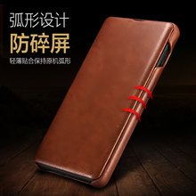 Luxury Ultrathin Flip Real Genuine Leather Cover for Galaxy S10 S10+ Plus Full Protection Business Case for Sumsang S10 S10+Plus 2024 - buy cheap