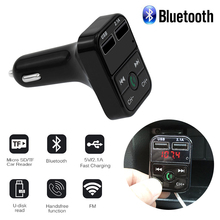 Tocador de mp3 multifuncional para carro, acessório adaptador de carregador para automóvel, bluetooth, transmissor fm 2024 - compre barato