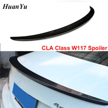 W117 AMG style Carbon Fiber Rear Spoiler for Mercedes-benz CLA Class Back Rear Duck Wings Lips 2013+ CLA180 CLA200 CLA45 2024 - buy cheap