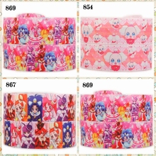 New 1 " 25mm  Japanese cartoon girl pattern printed grosgrain ribbon DIY Free shipping 2024 - buy cheap