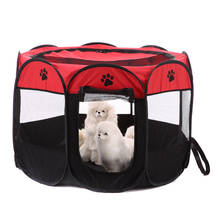 Portable Foldable Puppy Dog Pet Cat Rabbit Fabric Playpen Crate Cage Kennel Tent Pet Supplies TB Sale 2024 - buy cheap