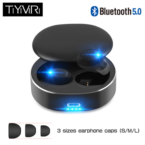 B20 Bluetooth 5,0 TWS беспроводные наушники 3D стерео Bluetooth наушники с сенсорным управлением Hifi бас мини наушники с двойным микрофоном 2022 - купить недорого