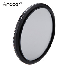 Andoer 82mm Filter ND Fader Neutral Density Adjustable ND2 to ND400 Variable Filter for Canon Nikon DSLR Camera 2024 - buy cheap