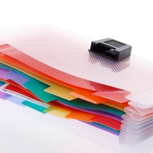 13 Grids A6 Document Bag Cute Rainbow Color Mini Bill Receipt File Bag Pouch Folder Organizer File Holder Office Supply hyq 2024 - buy cheap