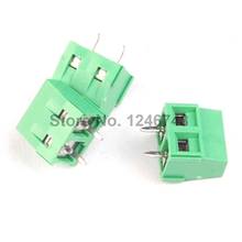 50PCS PCB Screw Terminal Block Connector KF127-2P pitch:5.08MM/0.2inch Green 5mm KF127 2Pins 2024 - buy cheap